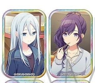 スクエア缶バッジ 奏・まふゆセット