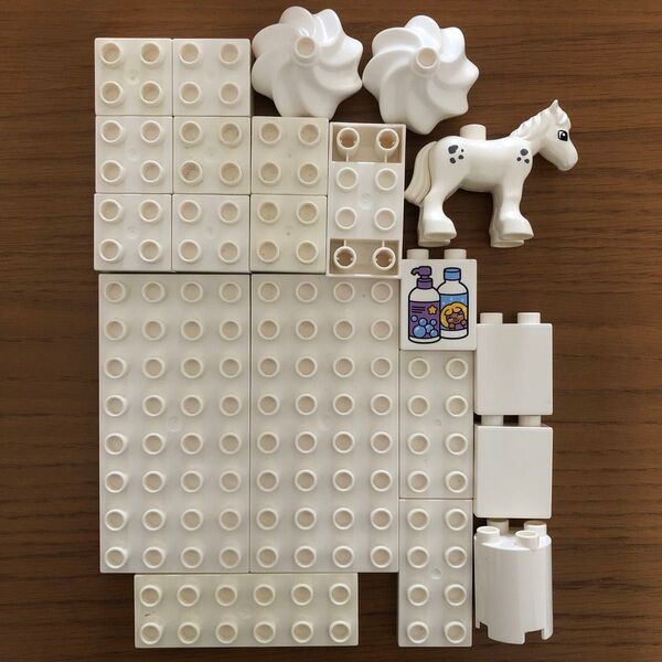 レゴデュプロ 白ブロックセット