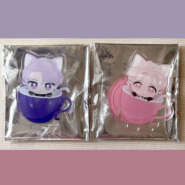 刀剣乱舞 刀猫カフェ アクリルスタンド/五月雨江 村雲江/2点セット