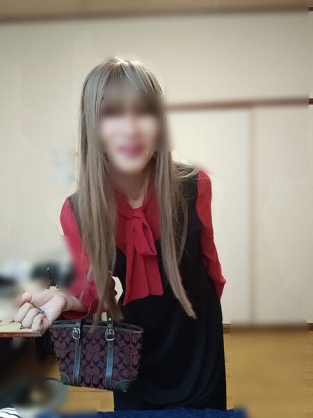 レイヤードロングワンピース マキシ丈 ボータイ
