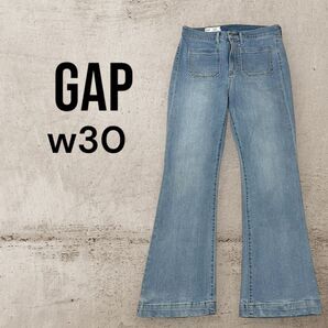 GAP ギャップ フレアデニム ハイライズ w30
