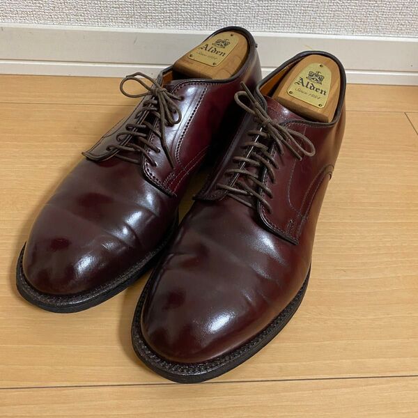 【美品】オールデン コードバン プレーントゥ alden