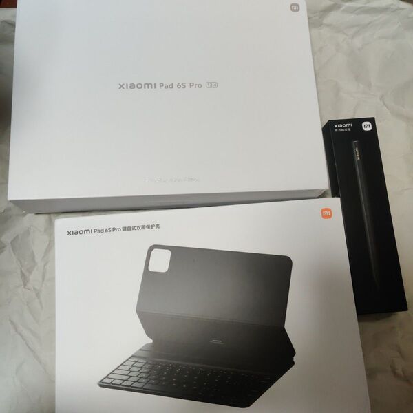 Xiaomi Pad 6S Pro 本体+キーボードカバー+スタイラスペン