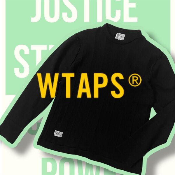 希少!wtaps WOOL DECK CREW SWEATER BLACK ダブルタップス