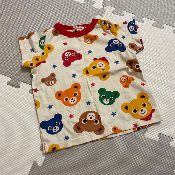 ミキハウス プッチー 総柄 Tシャツ