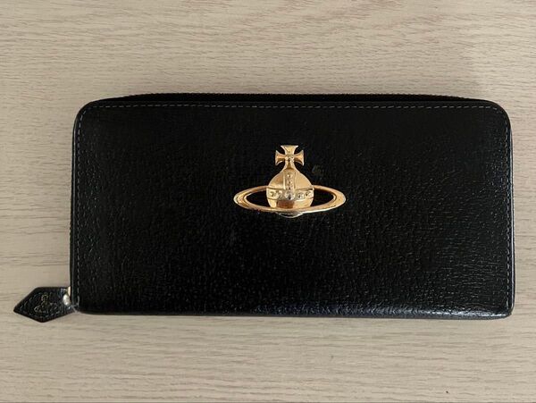ヴィヴィアンウエストウッド VivienneWestwood 長財布 ラウンド ブラック 黒
