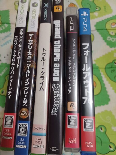 ゲームソフト4本お選びください。 XBOX360/PS3/ps4 /pc
