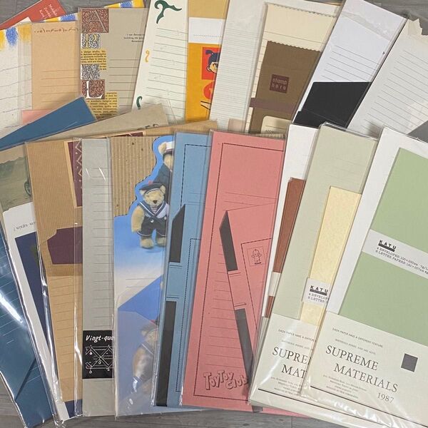 昭和レトロ 80年代 90年代 レターセット 20点まとめて
