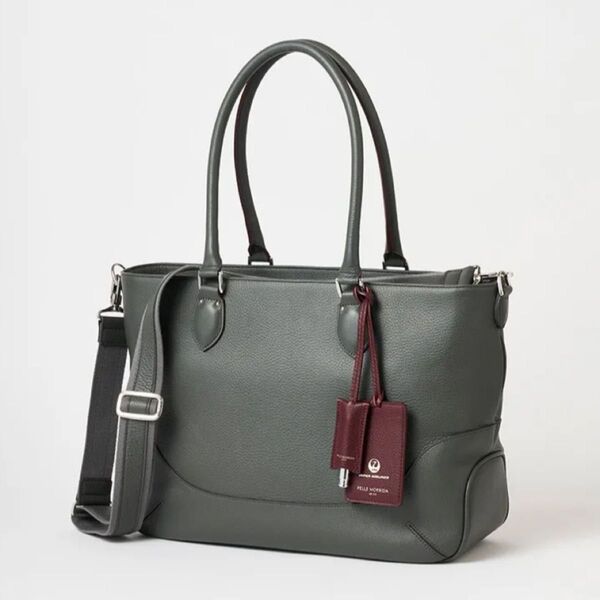 ペッレモルビダ トートバッグ グレー