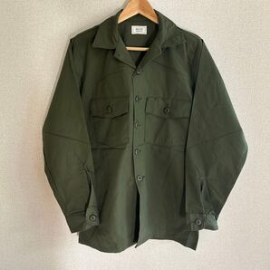 14 1/2X 31 デッドストック OG-507 ユーティリティシャツ ミリタリーシャツ 米軍実物 U.S.ARMY
