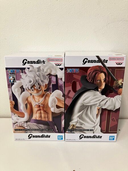 ワンピース Grandista ルフィ シャンクス フィギュア 2体セット