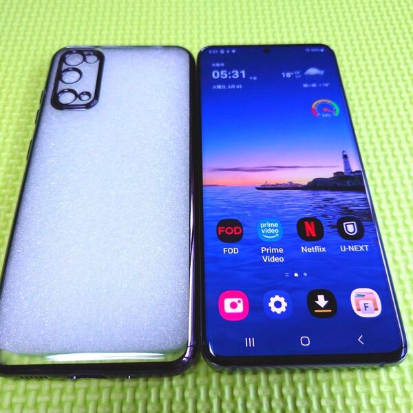 (美品携帯) Galaxy S20 5G SC-51Aa docomoケース付