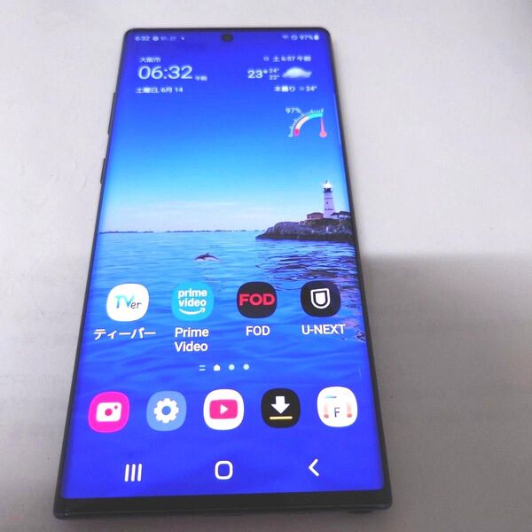(超美品) Galaxy note10+ simフリー 5G オーラブラック
