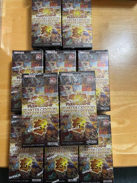 遊戯王 OCG 25th クォーターセンチュリー アートコレクション 10ボックス シュリンク付き