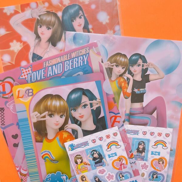 20周年 オシャレ魔女ラブandベリー ラブベリー ラブベリくじ セガラッキーくじ クリアファイル&ステッカーセット