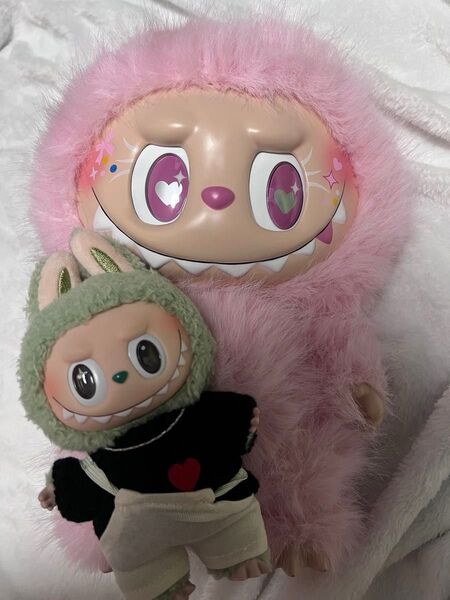 LABUBU ZIMOMO ぬいぐるみ ラブブ 緑の子はつきません