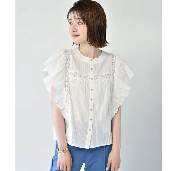 新品 レトロガール RETRO GIRL ノースリーブ 2wayフリルブラウス