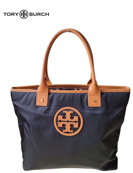 TORY BURCH トリーバーチ トートバッグ ナイロン 黒