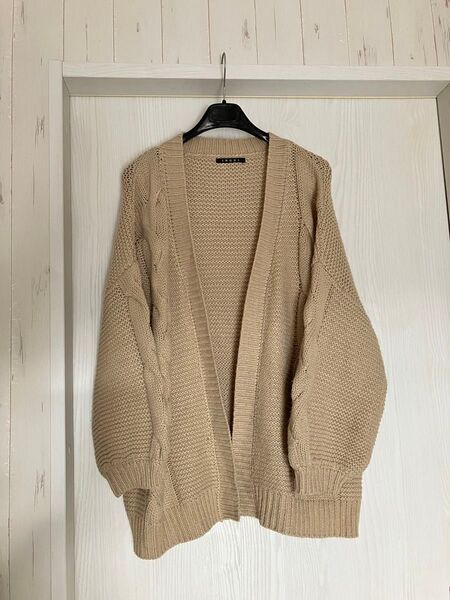 INGNI イング ニット カーディガン ベージュ Mサイズ