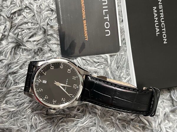 【極美品】ハミルトン ジャズマスター シンライン 純正Dバックル付き H38511733