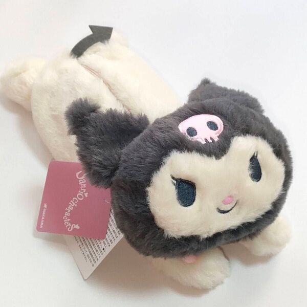 クロミ サンリオ ロングポーチ 筆箱 ペンケース ぬいぐるみ 胴長 文房具