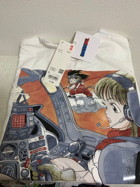 新品 ユニクロ UNIQLO ドラゴンボール Tシャツ 孫悟空 ブルマ Lサイズ