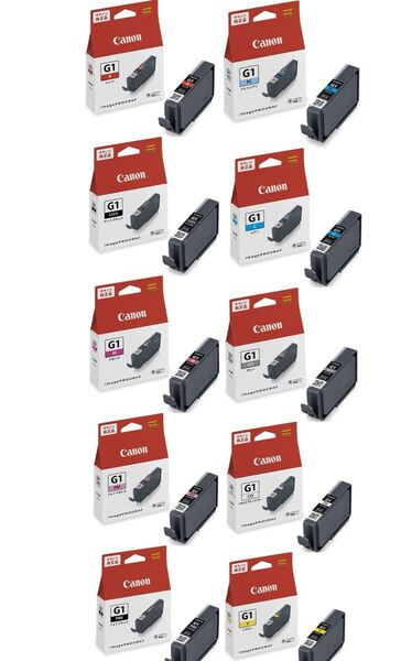 キヤノン(Canon) 純正インク インクカートリッジ PFI-G1 シリーズから1つ 追加カラー組み合わせ自由