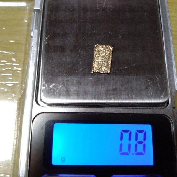 万延二朱判金 二朱金 古銭 金貨 銀貨 日本 江戸時代