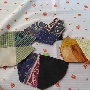 面白い形のコースター4枚セットリバーシブル