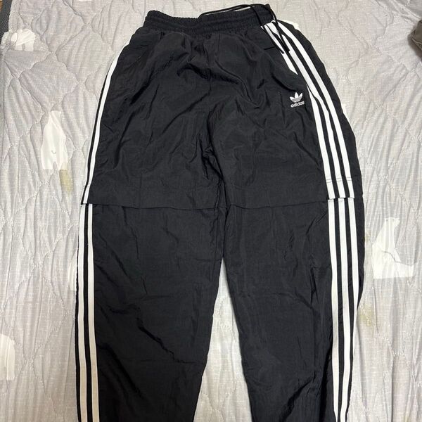 adidas ナイロン パンツ ブラック