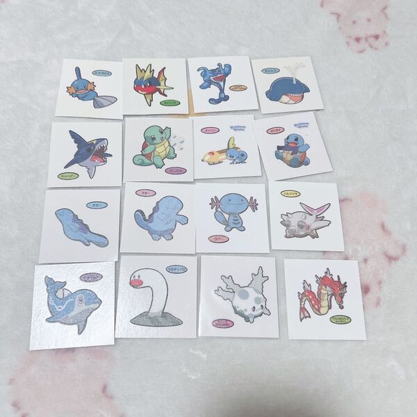 ポケモンパン みずタイプ シール ステッカー
