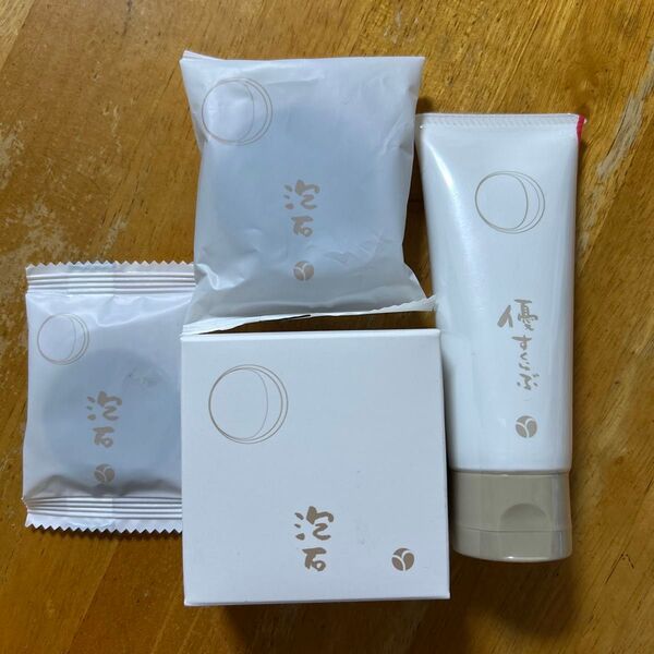 あきゅらいず 優すくらぶ80g 泡石110g.35g.10g セット コスメ 石鹸 パック 美容液 スキンケア 化粧品