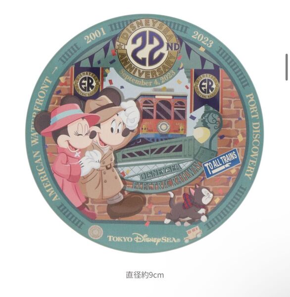【レトロでおしゃれ】ディズニーシー 缶バッジ バッチ ディズニー ミッキー ミニー Disney グッズ
