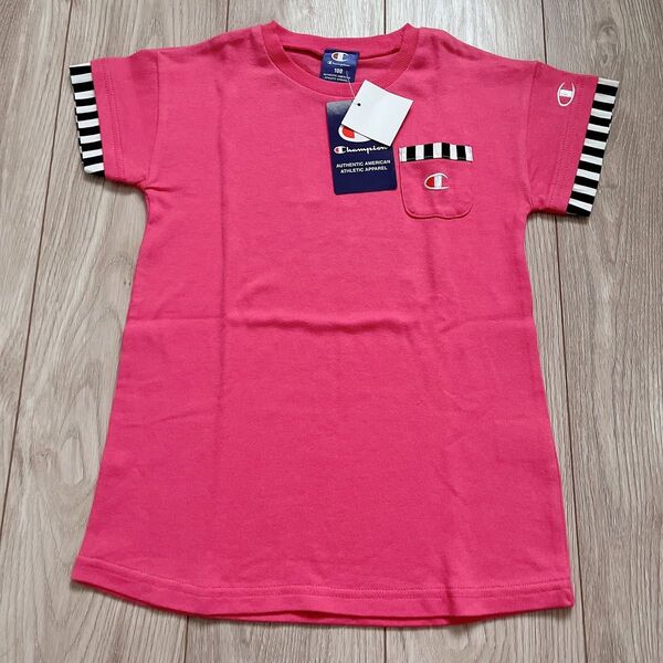 【新品タグ付き】 Champion チャンピオン Tシャツ 100 ピンク
