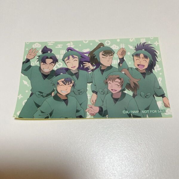 忍たま乱太郎 アニメイト特典 ドクタケ忍者隊 最強の軍師 劇場版 ステッカー 6年生