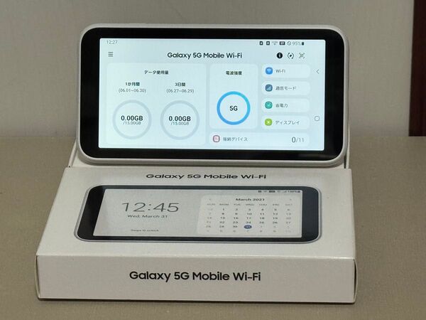 SAMSUNG Galaxy 5G Mobile Wi-Fi SCR01
