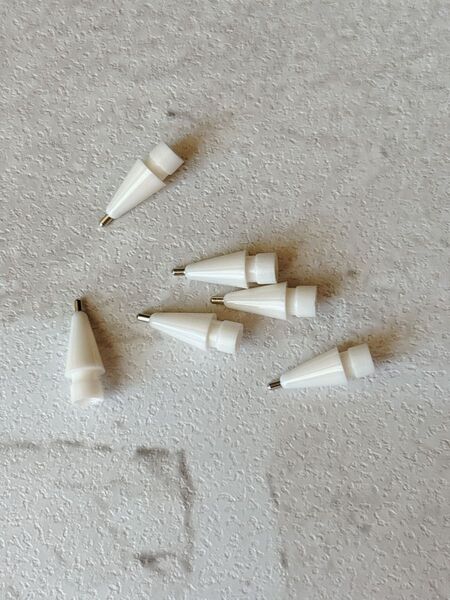 Apple Pencil ペン先 交換用 金属製 アップルペンシル 6個