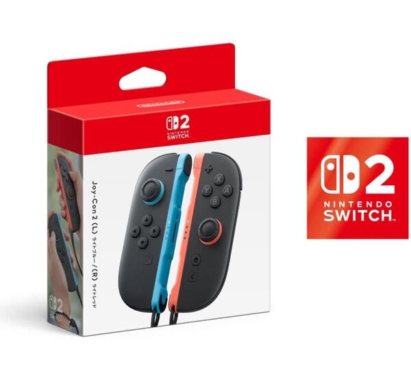 【任天堂純正品】Joy-Con 2 (L) ライトブルー/(R) ライトレッド Nintendo Switch 2