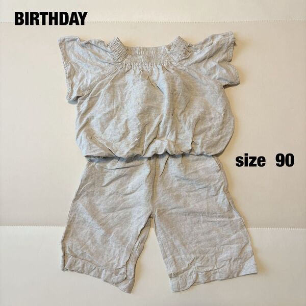 【新品】バースデイ BIRTHDAY セットアップ 女の子 90 夏服
