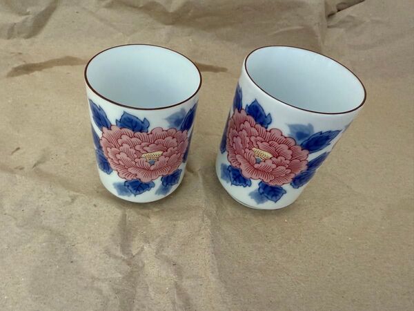 茶器 湯呑み 陶器 湯呑 有田焼 和食器 色絵 組湯呑