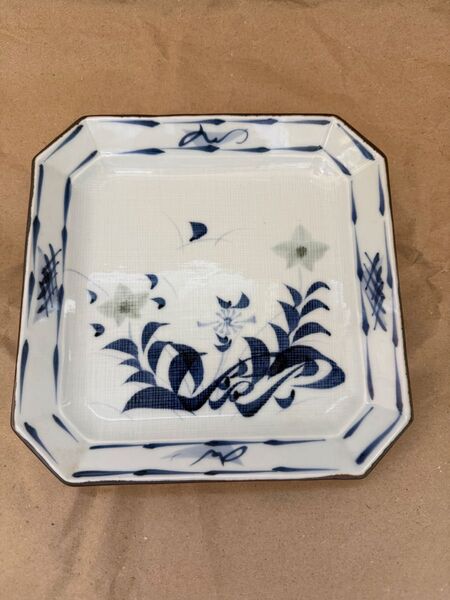 角皿 有田焼 和食器 染付 菓子器 器 骨董品
