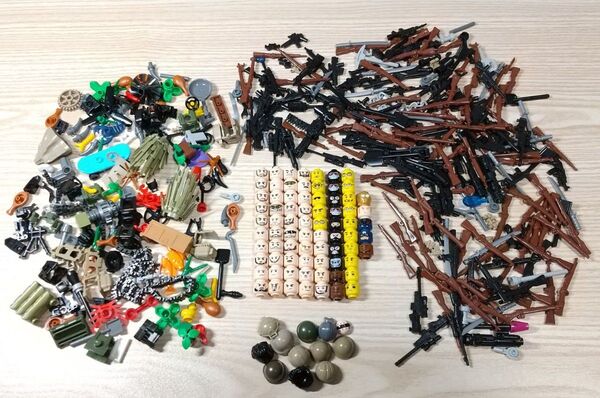 LEGO レゴ レゴ互換 小物 武器 道具 頭 顔 など ジャンク まとめ売り