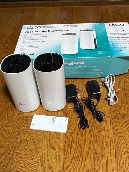 TP-Link メッシュ Wi-Fi システム 無線LAN AC1200 867 + 300 Mbps Deco M4 2ユニット