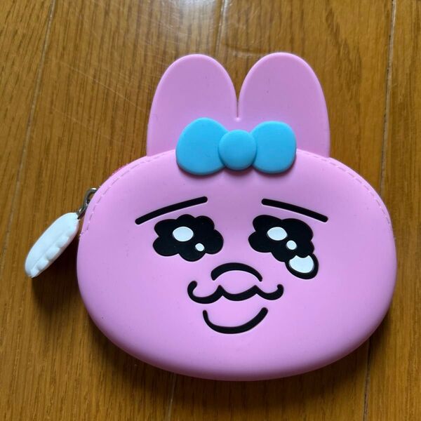おぱんちゅうさぎ コインケース がま口 財布 シリコンポーチ