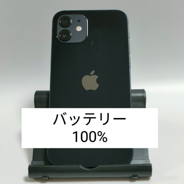 【バッテリー100%】iPhone12 64GB ブラック SIMフリー 残債・利用制限なし 即日発送 7200