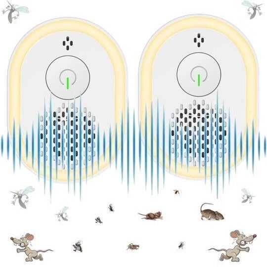 ネズミ駆除器 超音波 害虫駆除器 強力 撃退 虫除け器 害虫退治 ゴキブリ対策 蚊よけ対策 静音 無毒無臭無害 省エネ