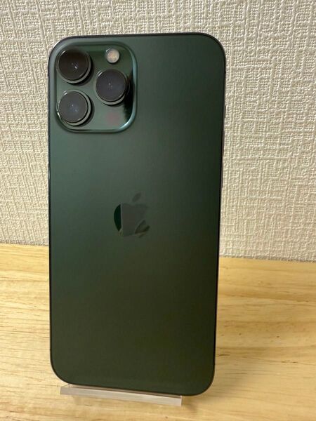 美品Apple iPhone13 Pro Max 128GB アルパイングリーン■SIMフリー