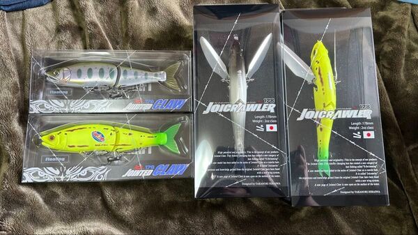 【激レア】ガンクラフト ジョインテッドクロー178/ジョイクローラー178 4本セット