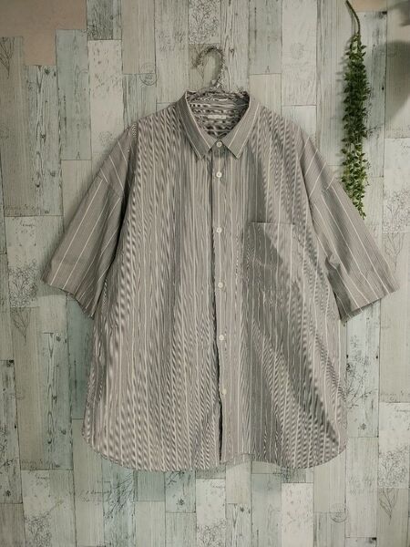 GU半袖シャツ オーバーサイズ 大きいサイズ XL