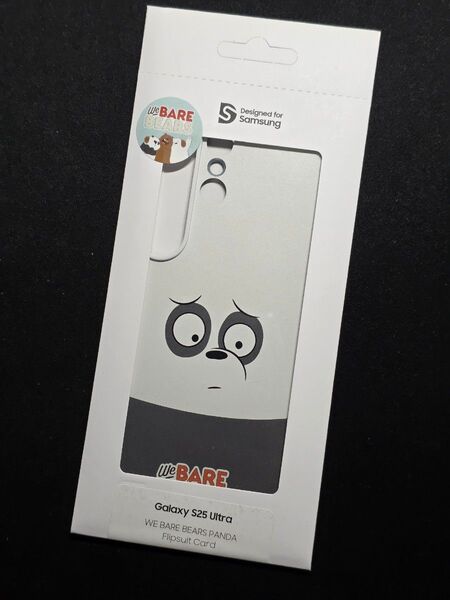 S25 ultra Flipsuit Case nfcカード フリップスイーツケース カードのみ we bare bears